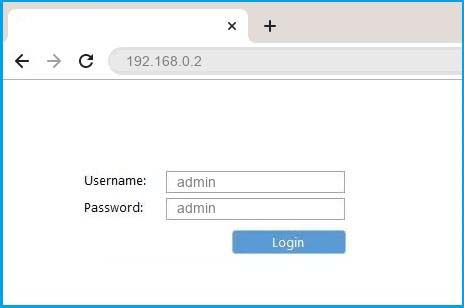 192.168.0.2 router login